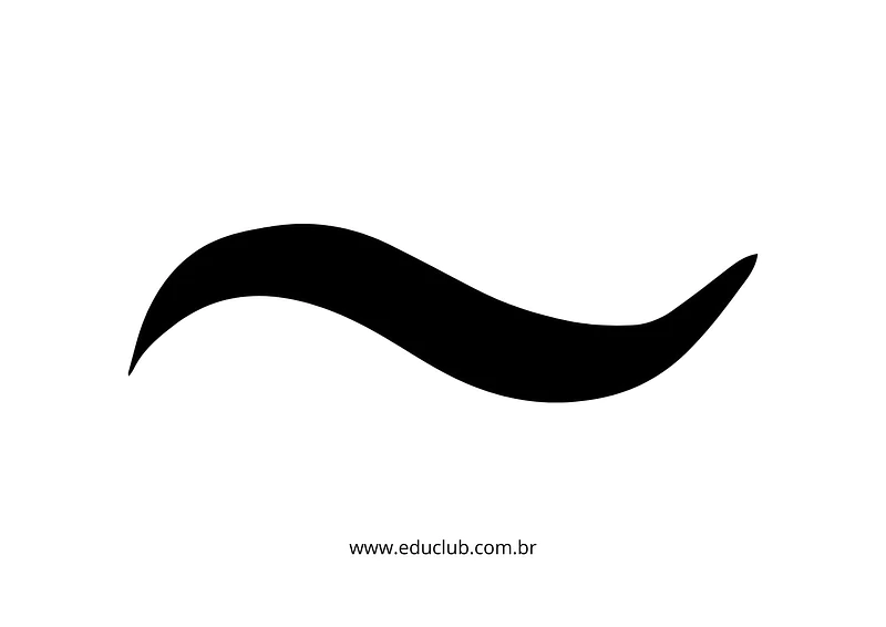 Molde do acento til | Educlub